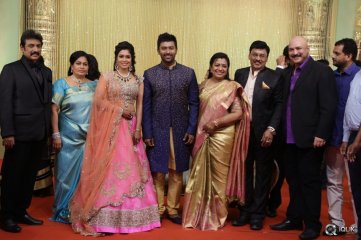 Celebs at Actor Bhagyaraj Son Wedding Reception